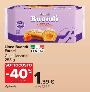 Carrefour Market Linea Buondì Farciti offerta