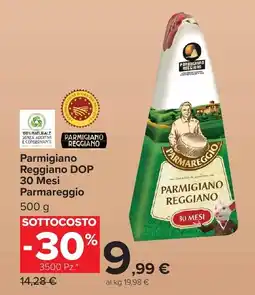 Carrefour Market Parmigiano Reggiano DOP 30 Mesi Parmareggio offerta