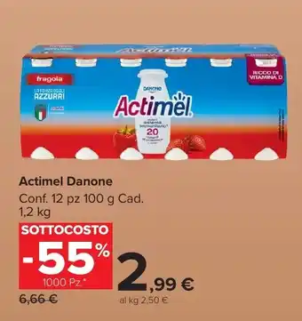 Carrefour Market Actimel Danone offerta