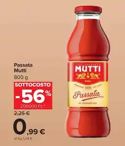 Carrefour Market Passata Mutti offerta