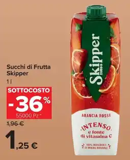 Carrefour Market Succhi di Frutta Skipper offerta