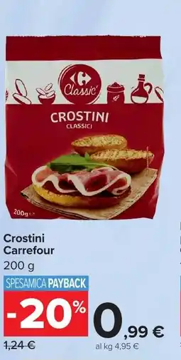 Carrefour Market Crostini Carrefour offerta