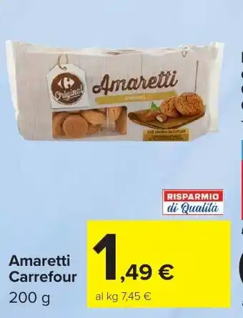 Carrefour Market Amaretti Carrefour offerta