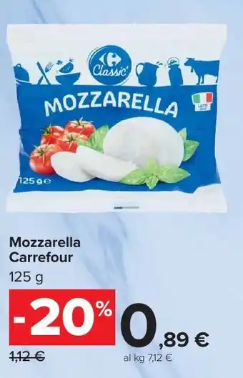 Carrefour Market Mozzarella Carrefour offerta