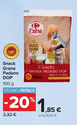 Carrefour Market Snack Grana Padano DOP offerta