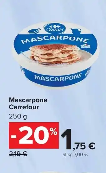 Carrefour Market Mascarpone Carrefour offerta