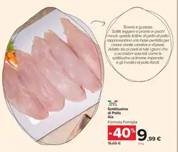 Carrefour Market Sottilissime di Pollo Aia offerta