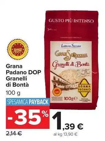 Carrefour Market Grana Padano DOP Granelli di Bontà offerta