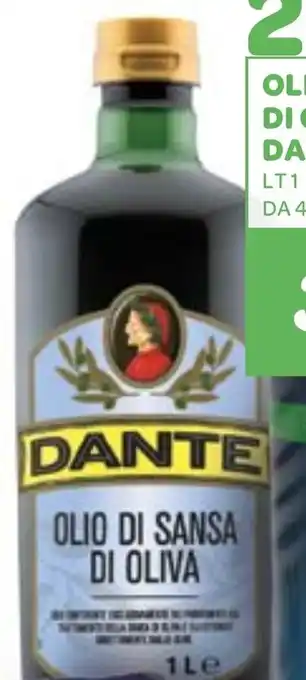 Ekom Olio di sansa di oliva DANTE offerta