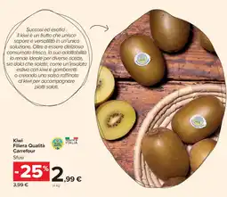 Carrefour Market Kiwi Filiera Qualità Carrefour offerta