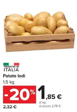 Carrefour Market Patate lodi offerta