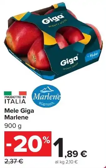 Carrefour Market Mele Giga Marlene offerta