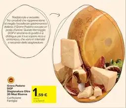 Carrefour Market Grana Padano DOP Stagionatura Oltre 20 Mesi Riserva offerta