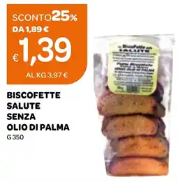 Ekom Biscofette salute senza olio di palma offerta