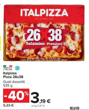 Carrefour Market Italpizza Pizza 26x38 offerta