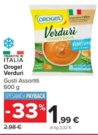 Carrefour Market Orogel Verdurì offerta