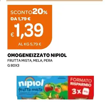 Ekom Omogeneizzato NIPIOL offerta