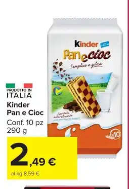 Carrefour Market Kinder Pan e Cioc offerta