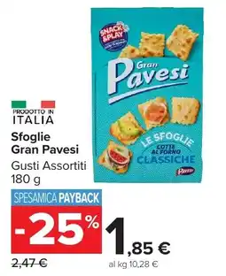 Carrefour Market Sfoglie Gran Pavesi offerta