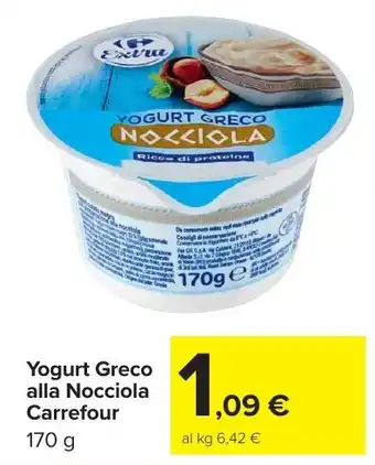 Carrefour Market Yogurt Greco alla Nocciola Carrefour offerta