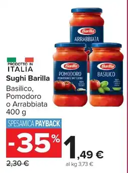 Carrefour Market Sughi Barilla offerta