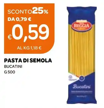 Ekom Pasta di semola bucatini offerta