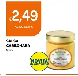 Ekom Salsa carbonara offerta