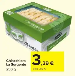 Carrefour Market Chiacchiere La Sorgente offerta