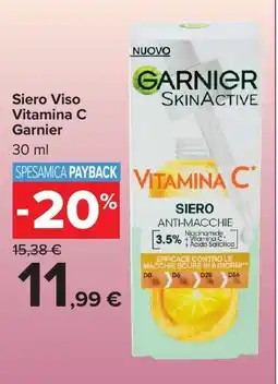 Carrefour Market Siero Viso Vitamina C Garnier offerta