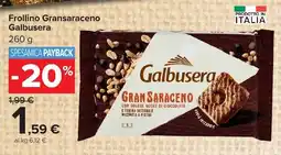 Carrefour Market Frollino Gransaraceno Galbusera offerta