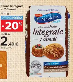 Carrefour Market Farina lintegrale ai 7 Cereali offerta