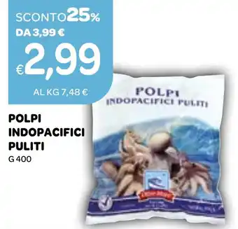 Ekom Polpi indopacifici puliti offerta