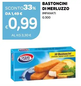 Ekom Bastoncini di merluzzo impanati offerta