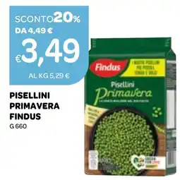 Ekom Pisellini primavera FINDUS offerta