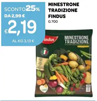 Ekom Minestrone tradizione FINDUS offerta