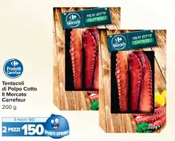 Carrefour Market Tentacoli di Polpo Cotto Il Mercato Carrefour offerta