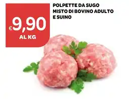 Ekom Polpette da sugo misto di bovino adulto e suino offerta