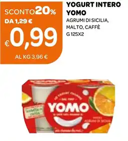 Ekom Yogurt intero YOMO offerta