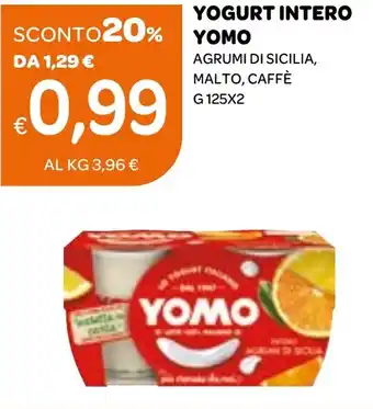 Ekom Yogurt intero YOMO offerta