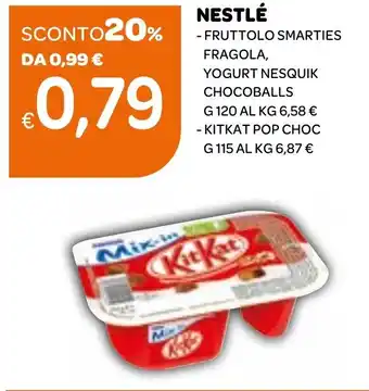 Ekom NESTLÉ Fruttolo smarties fragola offerta