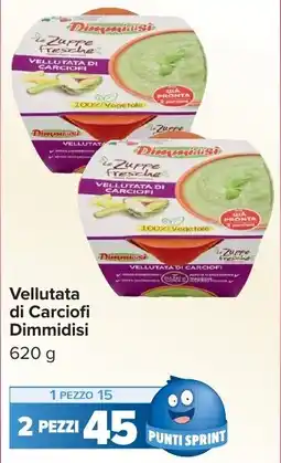 Carrefour Market Vellutata di Carciofi Dimmidisi offerta