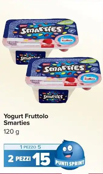 Carrefour Market Yogurt Fruttolo Smarties offerta