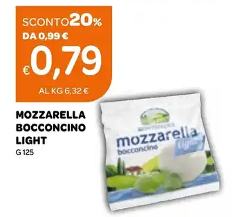 Ekom Mozzarella bocconcino LIGHT offerta