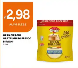 Ekom Gran biraghi grattugiato fresco BIRAGHI offerta