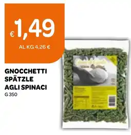 Ekom Gnocchetti spätzle agli spinaci offerta