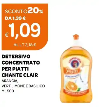 Ekom Detersivo concentrato per piatti CHANTE CLAIR offerta