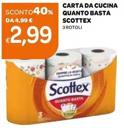 Ekom Carta da cucina quanto basta SCOTTEX offerta