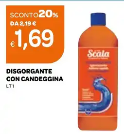 Ekom Disgorgante con candeggina SCALA offerta