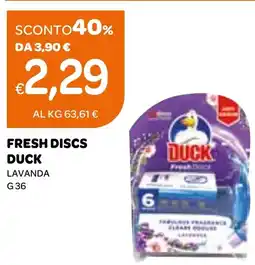 Ekom Fresh discs DUCK offerta