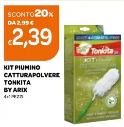 Ekom Kit piumino catturapolvere tonkita BY ARIX offerta